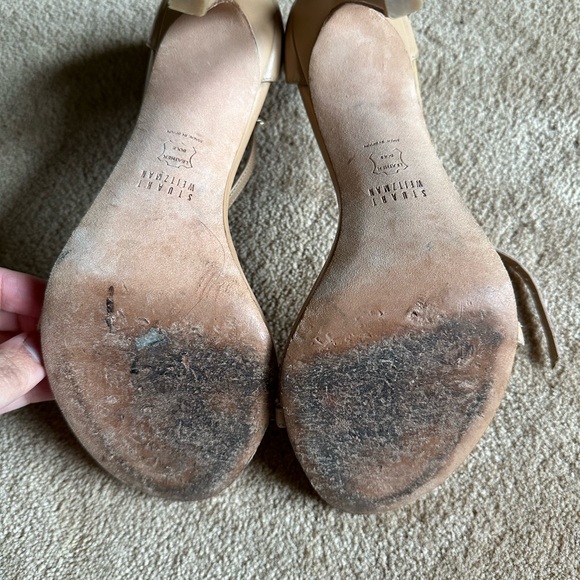 Stuart weitzman tan nudist sandals 8.5 - Picture 4 of 5